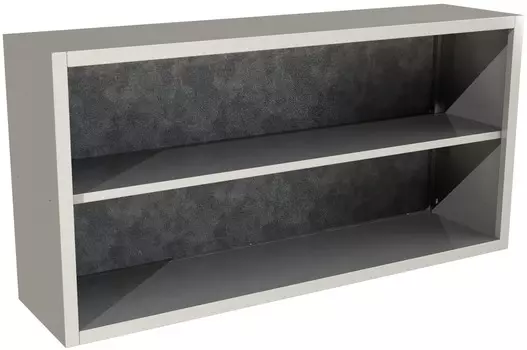 Полка настенная без дверей Restoinox ПНО-10/4