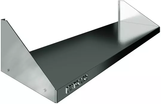 Полка настенная перфорированная Restoinox ПН-15/4-П