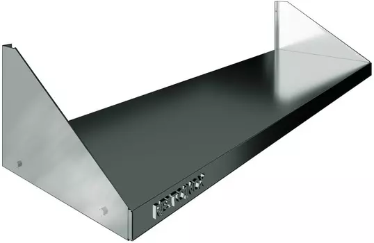 Полка настенная перфорированная Restoinox ПН-6/4-П
