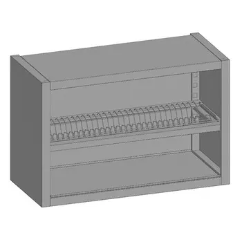 Полка навесная открытая Restoinox ПНО-С-8/4