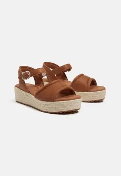 Босоножки на танкетке SANTORINI SUN Timberland, коричневый