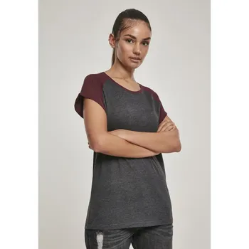Футболка Urban Classics Raglan Contract, коричневый
