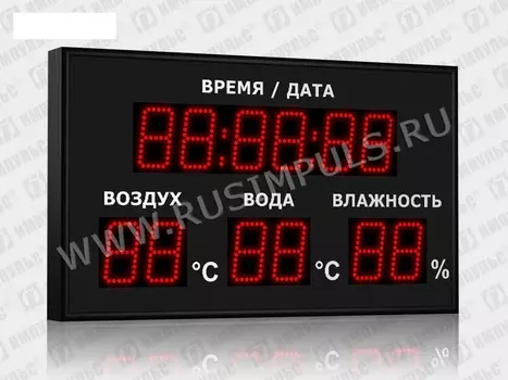 Метеотабло для бассейна РусИмпульс
