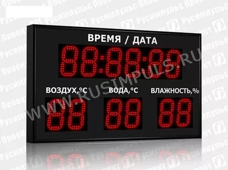 Метеотабло для бассейна РусИмпульс