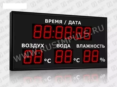 Метеотабло для бассейна РусИмпульс
