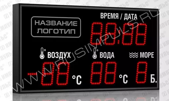 Метеотабло для пляжа РусИмпульс