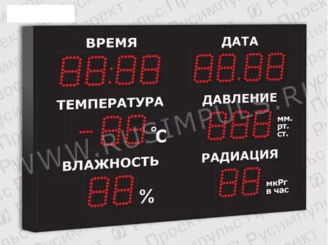 Метеотабло уличное РусИмпульс
