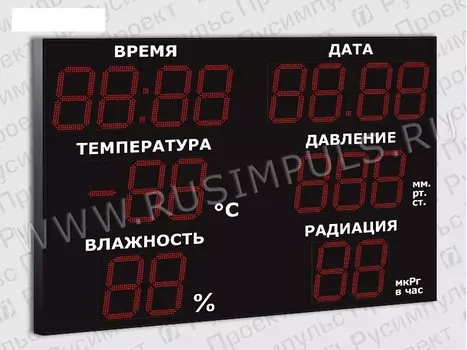 Метеотабло уличное РусИмпульс