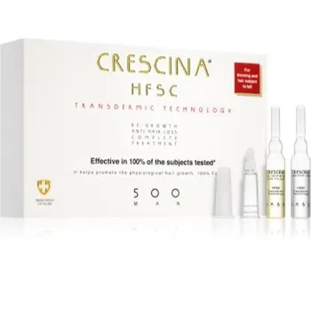 Transdermic 500 Восстановление роста и против выпадения волос - 4 мл Crescina