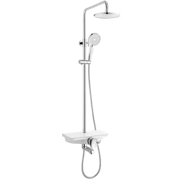 Душевая стойка WeltWasser WW DP 1020 10000003185 белый, хром