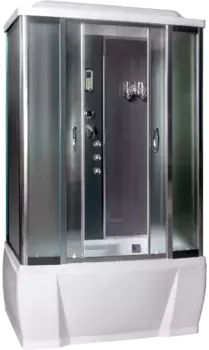 Душевой бокс Arcus 120х85 хром стекло матовое