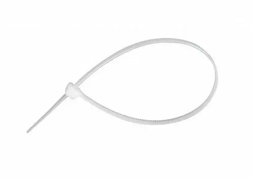 Стяжка HLT, 2.5 мм x 100 мм, 100 шт., белый (084-01-03)