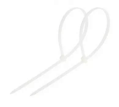 Стяжка Rexant, 2.5мм x 8см, 100шт., белый (07-0080)