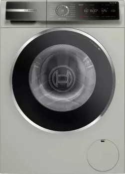 Стиральная машина Bosch Serie 8 WGB2560XME, 10 кг, 1200 об/мин, серебристый инокс (WGB2560XME)