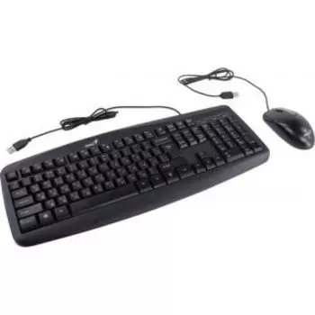 Комплект мыши и клавиатуры Genius Smart KM-200 черный