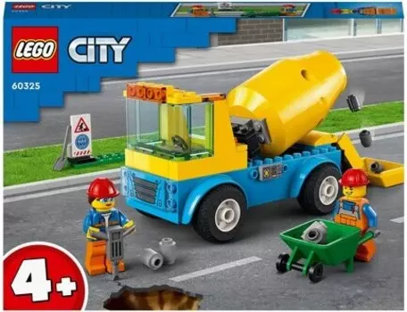Конструктор Lego City Great Vehicles Cement Mixer Truck (85дет.) (60325)