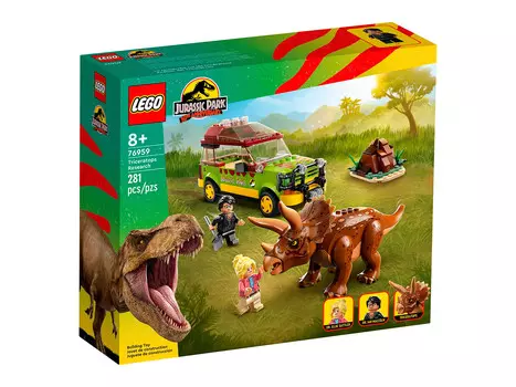 Конструктор Lego J.W. Исследования трицератопса (76959)