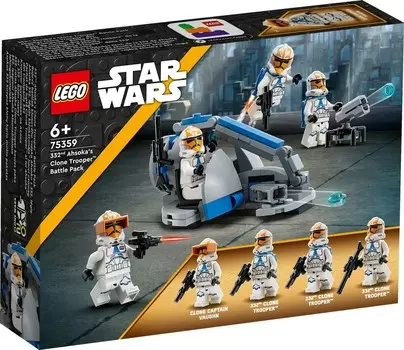 Конструктор Lego Star Wars Боевой набор 332-го солдата-клона Асоки (75359)