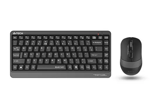 Комплект мыши и клавиатуры A4Tech Fstyler FGS1110Q черный/серый