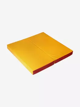 Мат для шведской стенки WestSport (100x100x10 см) Красно-желтый, Красный
