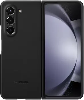Eco-Leather Case Z Fold5 Чёрный