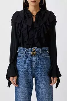 Блуза с оборками Pinko