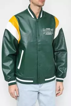 Бомбер из экокожи с логотипом Tommy Jeans