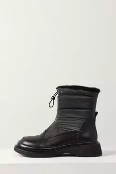 Ботинки кожаные на кулиске Abricot