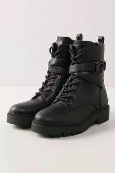 Ботинки на шнуровке с монограммой бренда Guess