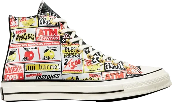 Кроссовки Converse Chuck 70 High Mi Gente Capsule - Bodega Run, разноцветный