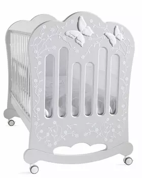 Детская кроватка Feretti Charme GRIGIO/ CHIACCO- ICE GRAY