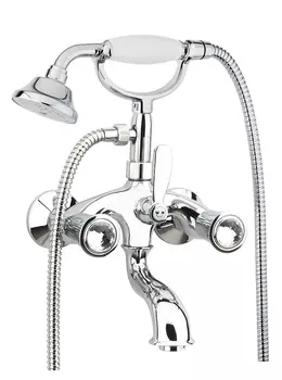 Смеситель Fiore Gioielli Sky Swarovski 13CR0600 для ванны с душем