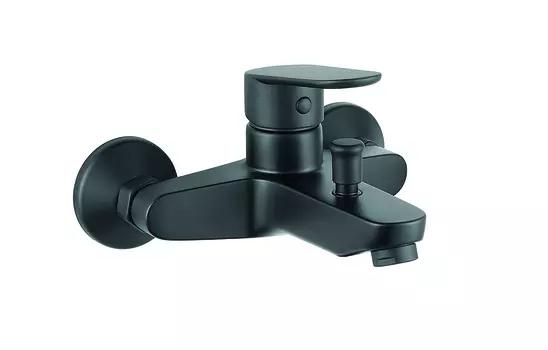 Смеситель Fiore Kevon Black Matt 81NN8152 для ванны с душем черный