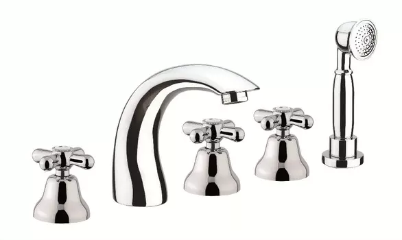 Смеситель Fiore Margot 26CR0608 на борт ванны