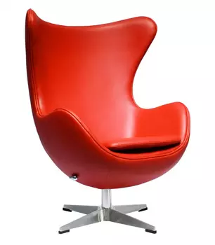 Кресло EGG STYLE CHAIR красный