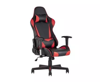 Кресло игровое TopChairs Racer черно-красное