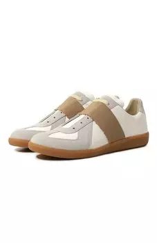 Кожаные кеды Replica Maison Margiela