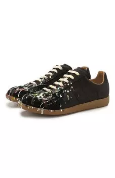 Кожаные кеды Replica Maison Margiela
