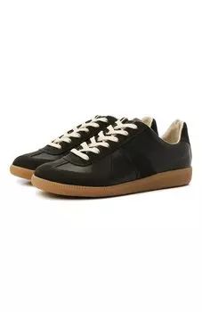 Кожаные кеды Replica Maison Margiela