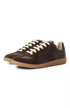 Кожаные кеды Replica Maison Margiela