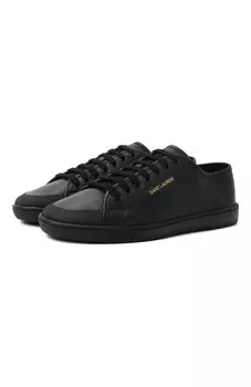 Кожаные кеды Saint Laurent