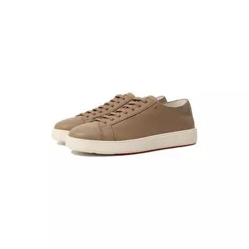 Кожаные кеды Santoni
