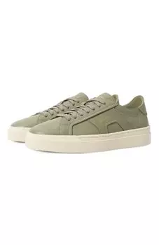 Кожаные кеды Santoni