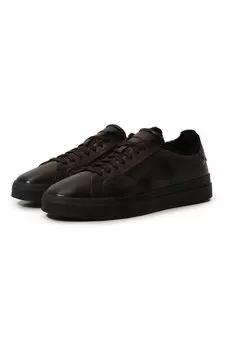 Кожаные кеды Santoni