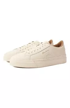 Кожаные кеды Santoni