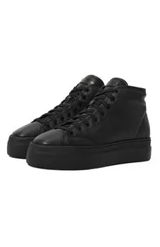 Кожаные кеды Santoni
