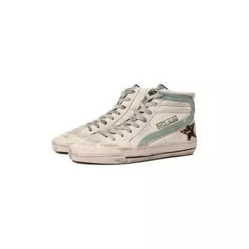 Кожаные кеды Slide Golden Goose Deluxe Brand
