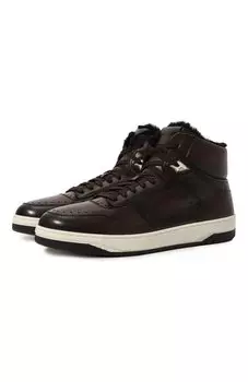 Кожаные кеды Sneak-Air Santoni