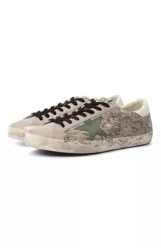 Кожаные кеды Super Star Golden Goose Deluxe Brand