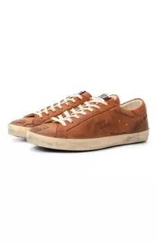 Кожаные кеды Super Star Golden Goose Deluxe Brand